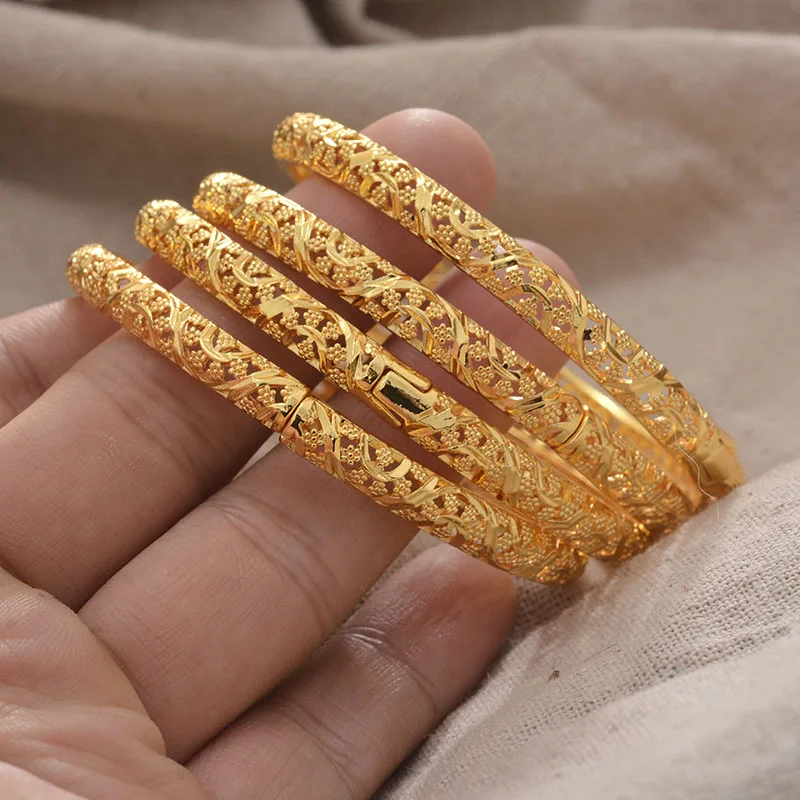 1 gram Gold-Plated Daily wear Bangle Bracelets set of 8|Traditional In –  Indian Designs