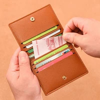 1Pc Card Bag Slim And Compact Bank ID Card Case Driver's License Wallet Simple And Anti Demagnetization Card Holder 1