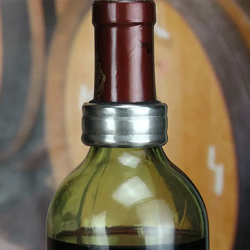 5PCS/set Practical Stainless Steel Red Wine Bottle Drip Drop Proof Stop Ring Bar Tools Hot Kitchen Wine Accessory Винное Кольцо
