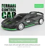 Radio Remote Control Car Rechargeable High Speed 15km/h 2.4G with LED Lights Boys and Girls Toys Remote Control Supercar Model 2