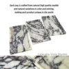 Natural Marble Vanity Tray 10"x6", Genuine Calacatta Viola Marble Stone Tray for Bathroom/Kitchen/Dresser 5