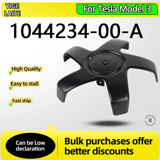 Wielnaafdop Voor Tesla Model 3 2017-2023 Center Cap 19 Inch 20 Inch Wielen Cover 1044234-00-A Auto-onderdelen Vervanging