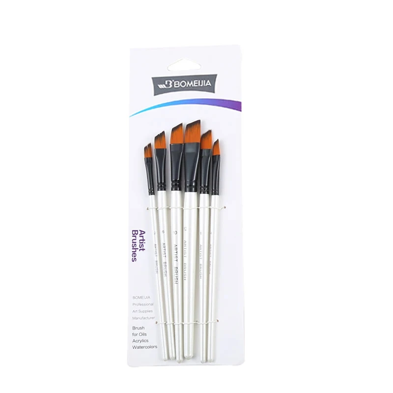 Premium Paint Brushes Set - Versatile Round, Flat, Angle, Filbert Brushes for Acrylic, Watercolor, Oil, & Gouache Painting