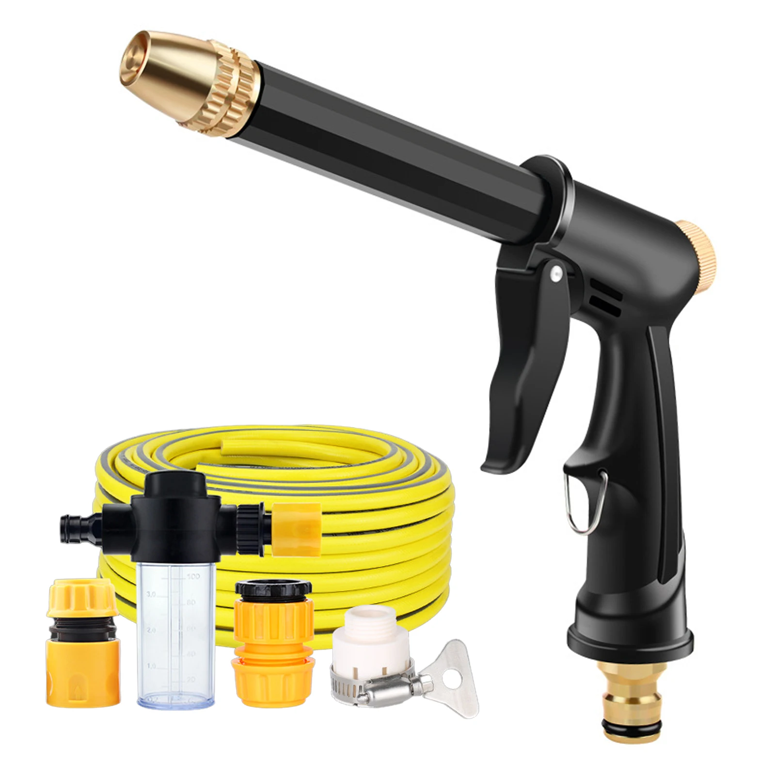 Adjustable Car High Pressure Washer Gun Car Wash Machine Water Hose