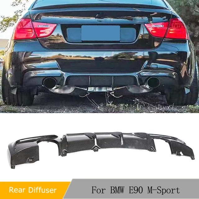 1 x Carbon Style hinten unterer Stoßstange Diffusor Fin Spoiler Lip Wing  Splitter 34 x 6 - .de