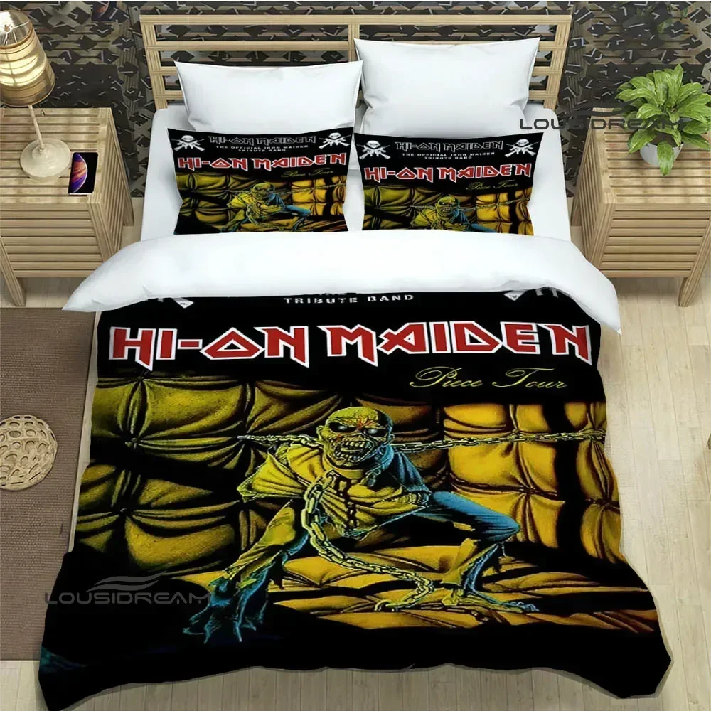 3D Rock band I-Iron-M-Maiden Bedding Sets exquisite bed supplies set duvet cover comforter set bedding set luxury birthday gift 6