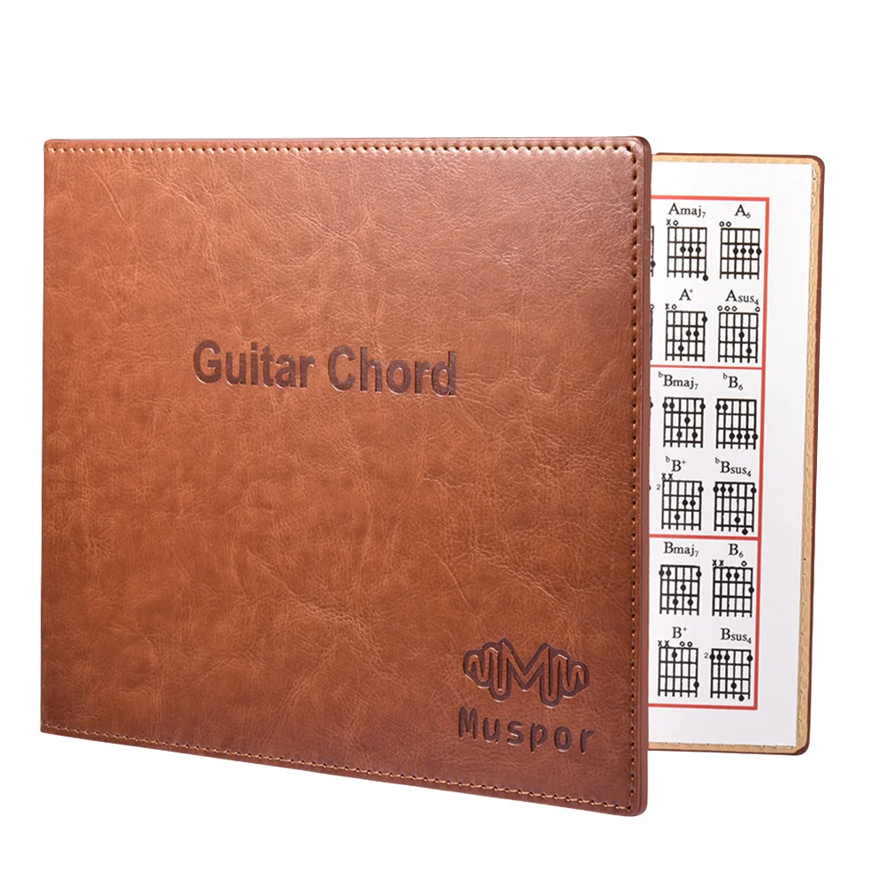 

Guitar Chord Book Cover Folk Electric Acoustic Guitar Chord Diagrams Chord Notebook Guitar Beginner Accessory for Guitar