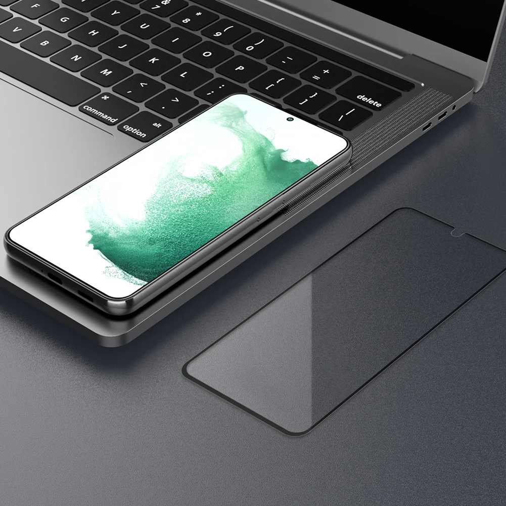 2 PCs For Samsung Galaxy S22 Plus Tempered Glass Impact Resistant Protective Glass Film for Curved Screen For Galaxy S22 Nillkin