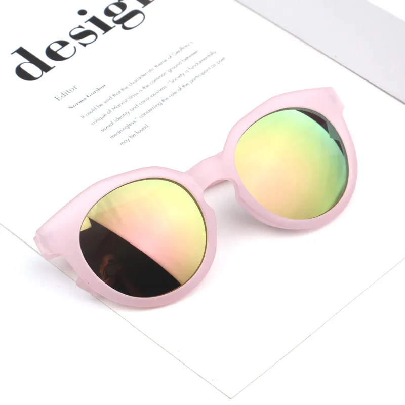 Fashion Kids Sunglasses Girl Black Children's sunglasses Anti-uv Baby Sun-shading Eyeglasses Boy glasses Goggle