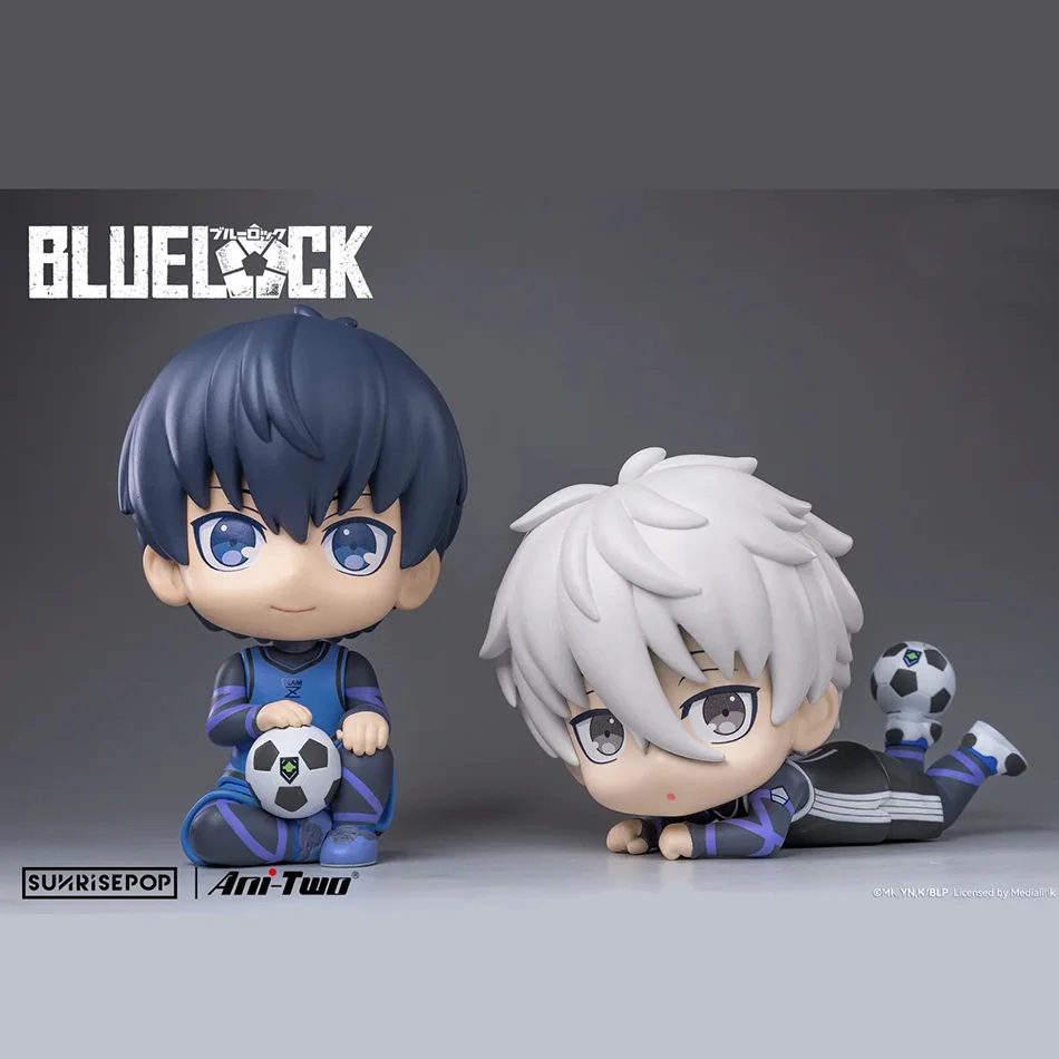 Blue Lock Anime Action Figures - Isagi Yoichi & Nagi Seishiro Q Version PVC Collectible Figurines