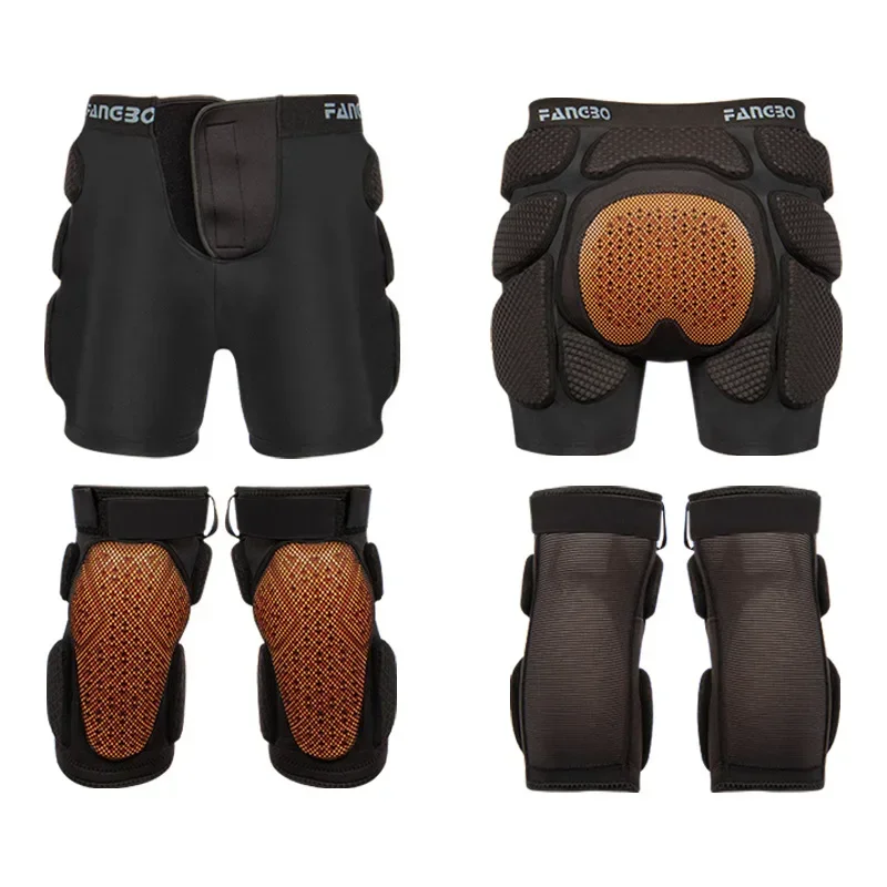 Adjustable Adult Sports Gear Shorts Snowboard Protection Hip Pads Short Ski Skate Anti-shock Knee Pads