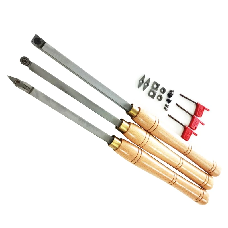 3piece-round-square-insert-lathe-tool-set-woodturning-lathe-accessories-beech-handle-silver-wood-color-beech-hard-alloy