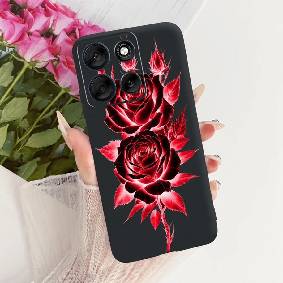 Stylish Bowknot Flower Soft Silicone Phone Case