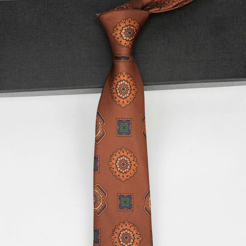 Neue 8CM Herren-Krawatten mit Karomuster, Retro-Print, Punktmuster, Paisley-Blumenmuster, Designer-Krawatte für Bräutigam, Business, Hochzeit, Party-Accessoires – Detail 14