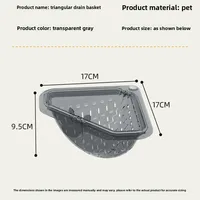 Separate Anti-leak Sink Drain Basket Filter Quickly Detachable Openable Bottom Cover Kitchen Sink Filter Strainer Magnetic 6