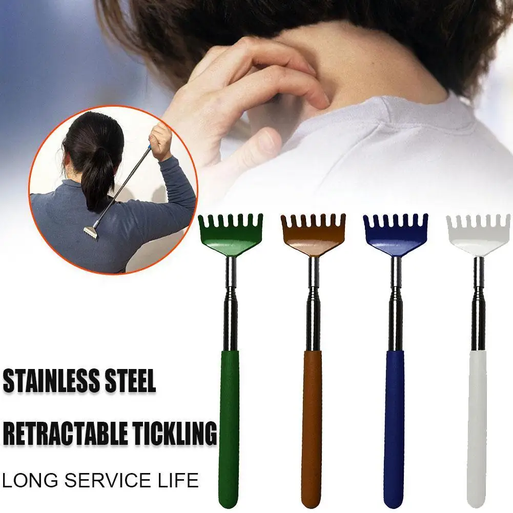 Telescopic Back Scratcher Scratching Massager Back Scraper Itch Products Kit Telescoping Health Hackle Extend back scratchers,tickle tool