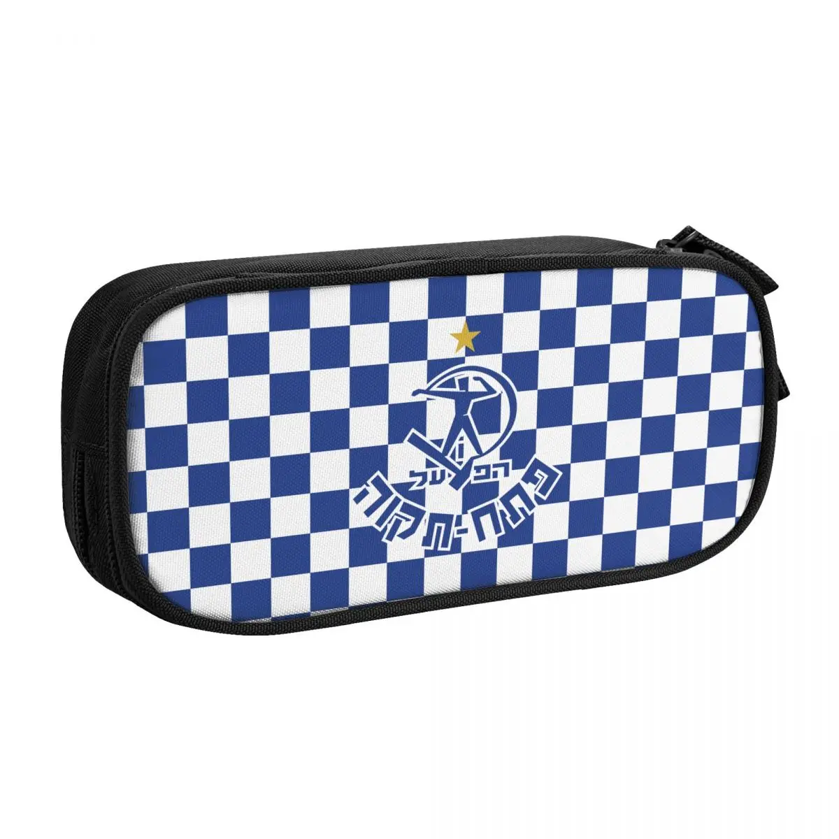 

Israel Hapoel Petah Tikva Fc Big Capacity Pencil Pen Case Stationery Bag Pouch Holder Box Organizer for Teens Girls Student