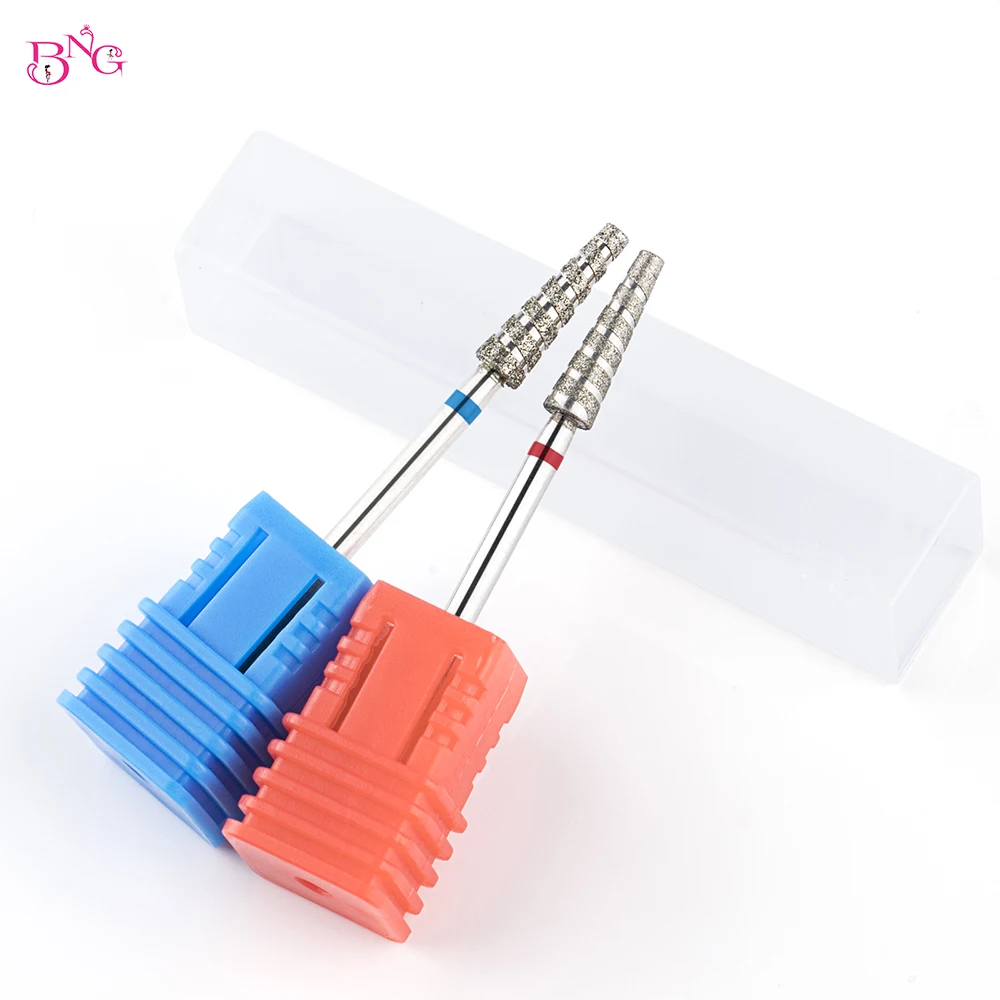 

BNG Tornado Flame Nail Drill Bits 3/32" Cuticle Clean E-file Bit Milling Cutter for Manicure Pedicure Acrylic Nail Art Tools