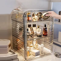New Large Luxury Desktop Cosmetic Storage Box,makeup Organizer,skincare Jewelry Storage Drawer,sundries Dust-proof Bag Rack 2