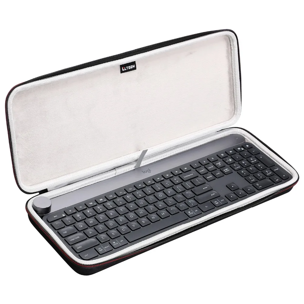 Ltgem-eva Case para Logitech Craft Keyboard Travel Bolsa de Armazenamento Portátil Apenas Bolsa