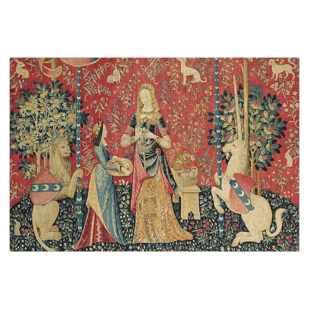

The Lady and the Unicorn: à Mon Seul Désir Jigsaw Puzzle Custom Child Custom Wood Puzzle