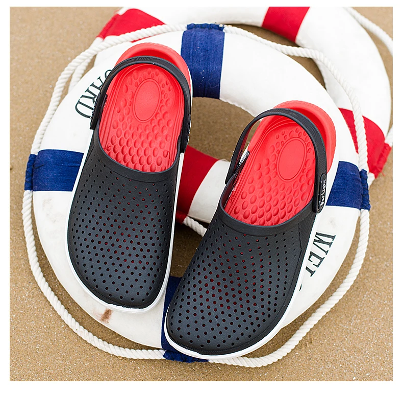 Women Men Flat Sandals 2023 Summer Thick Platform Slippers Fashion Non-slip Soft Bottom Breathable Female Beach Walking Slippers