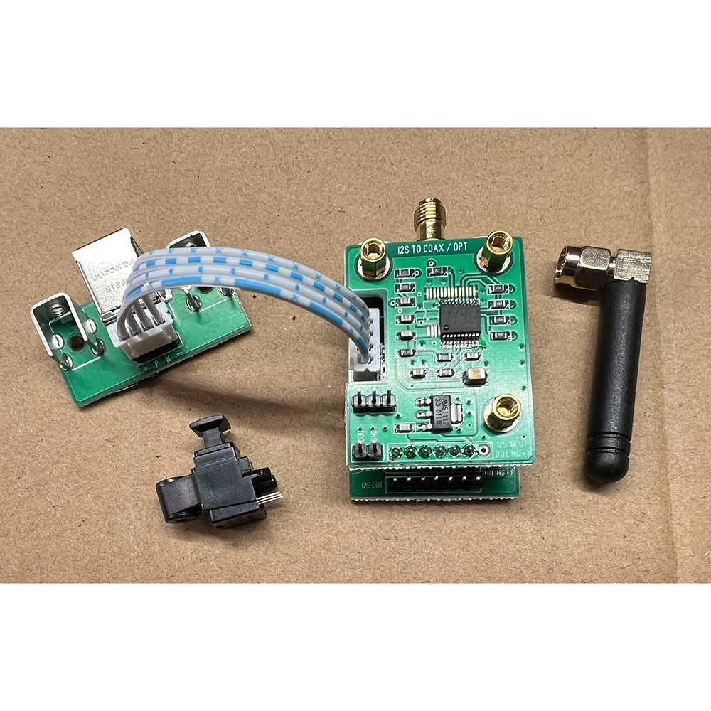 Nvarcher Qcc5171 Bluetooth 5.3 Ldac Módulo I2s Coaxial Saída Usd Cartão - Image 2