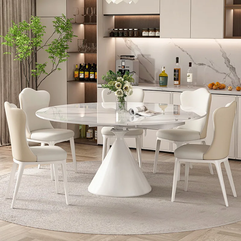 

Round Coffee Table Salon Kitchen Console Hotel Dining Room Dinner Table Marble Dinner Juegos De Comedor Dining Room Sets