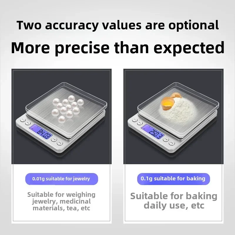 Coffee Scale Kitchen Accessories  Electronic Scale LCD Display Mini Digital Weight Bakeware Measuring Tool Kitchen Scale Balance