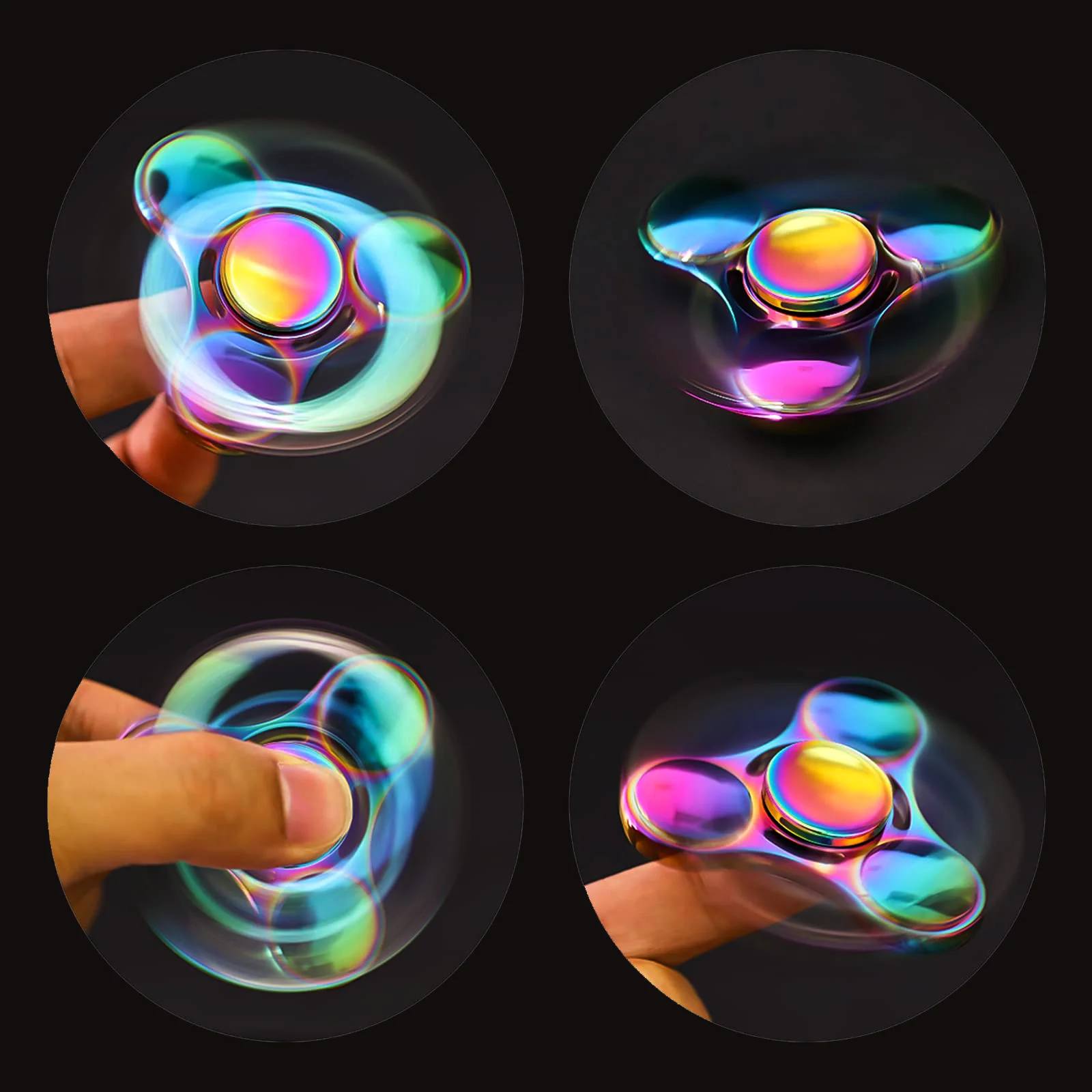 Stainless Steel Fidget Spinner 3 Minutes More - High Speed Precision Metal Hand Spinner for EDC, ADHD, Anxiety 5