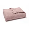 Super Soft Baby Blankets Swaddle Wrap 100*80cm Knit Pure Color Newborn Sleeping Covers for Stroller Bassinet Comfort All Seasons 3