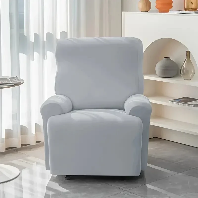 Elastic Non   Slip Recliner Chair Cover  Stretch Spandex  Ideal for Living Room Armchairs 4