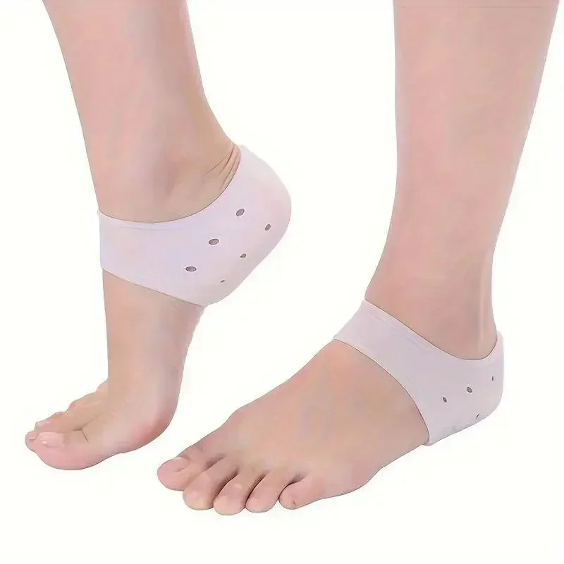 Silicone Rubber Gel Socks Anti Cracking Liner Heel Socks