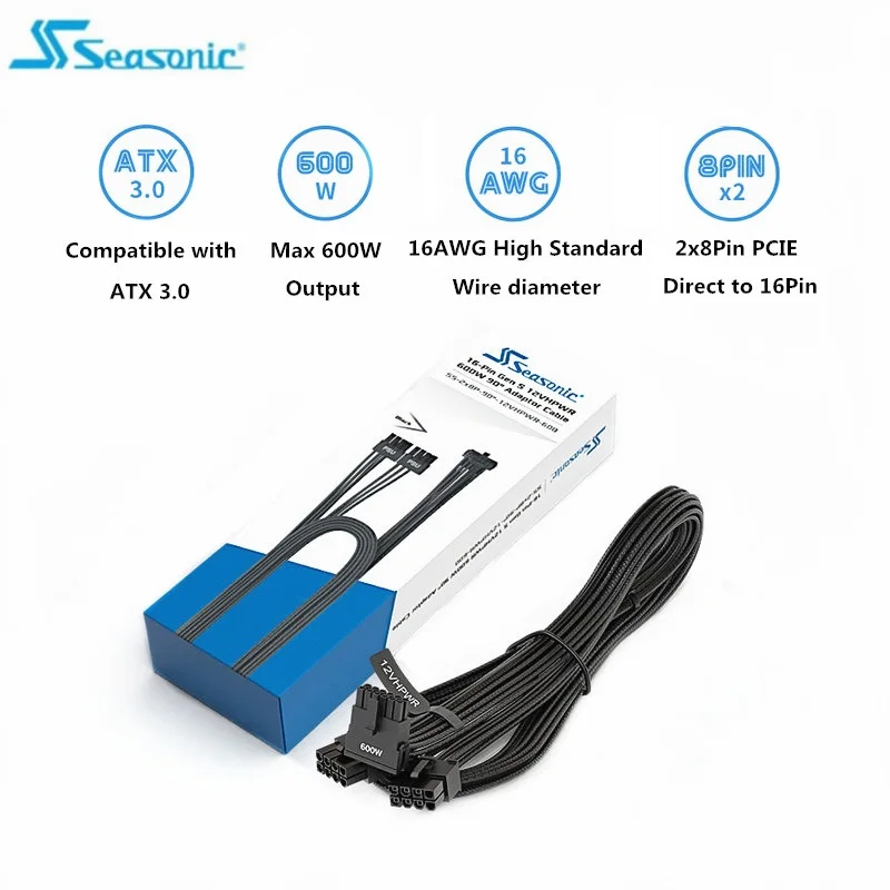 Corsair用 12VHPWR 90度アダプター PCI-e ケーブル