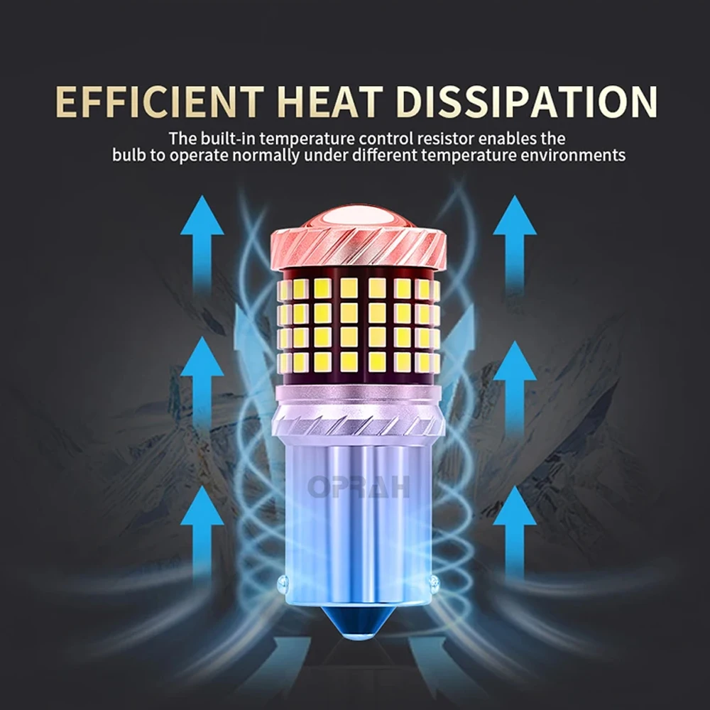 ������ 2�� BA15S 1156 P21W 12V/24V LED ĵ���� ������ 2016 87 SMD 10W 870LM �ڵ��� Ʈ�� �ǳ� �ñ׳� ���� �ڵ� ���� ȭ��Ʈ 12V