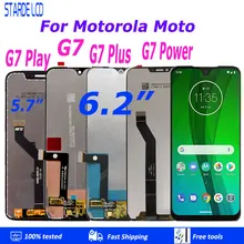 Original Nouveau pour Moto G7 Plus LCD G7 Jouer Affichage Écran Tactile Numériseur Assemblage pour Moto G7 d'affichage à cristaux liquides de puissance G7 Écran lcd=