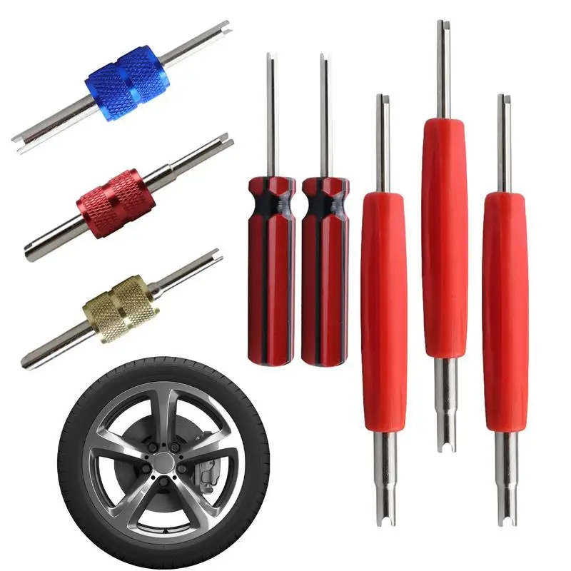 

Tire Stem Removal Tool Tire Valve Core Tool Valve Core Remover Valve Stem Remover Dual & Single Head Remover Installer Tools