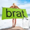 Brat Charli Xcx Beach Towel Soft Microfiber Quick Dry Absorbent Quick Towels For Pool 1