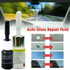 2*Windshield Glass Repair Solution Practical Long Crack Repair Liquid- Set Windshield Agent Car Glass Repair Tool Set 2