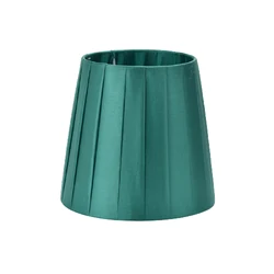 Compact Clip - On Lampshade - Distinctive Design for Table or Wall Lighting (Dark green)