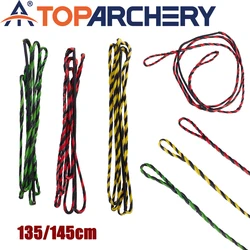 Premium Archery Bow String 16 - Strand Replacement for Recurve Bows - Hunting & Shooting Accessories (Green 145cm)