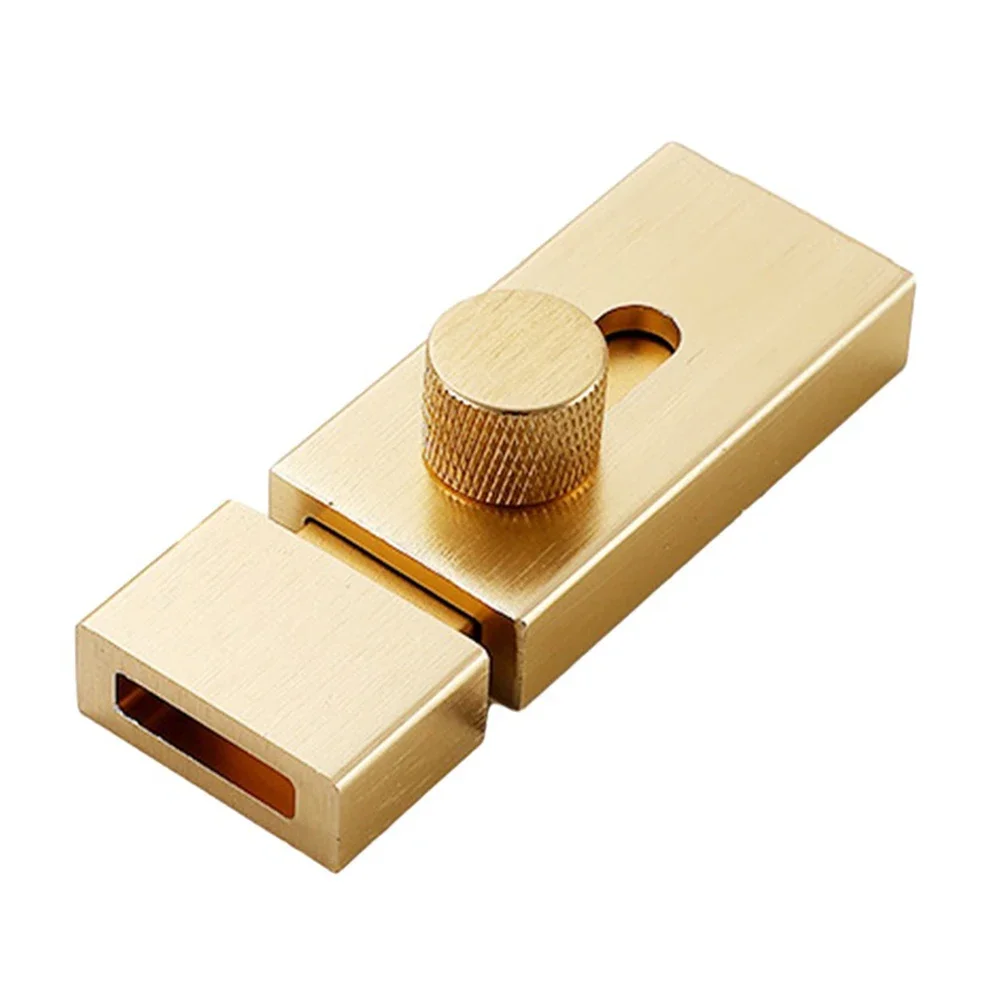 No Hole Punch Door Buckle Security Lock Thickened Room Door Latch Anti-barn Lock Latch Without Holes