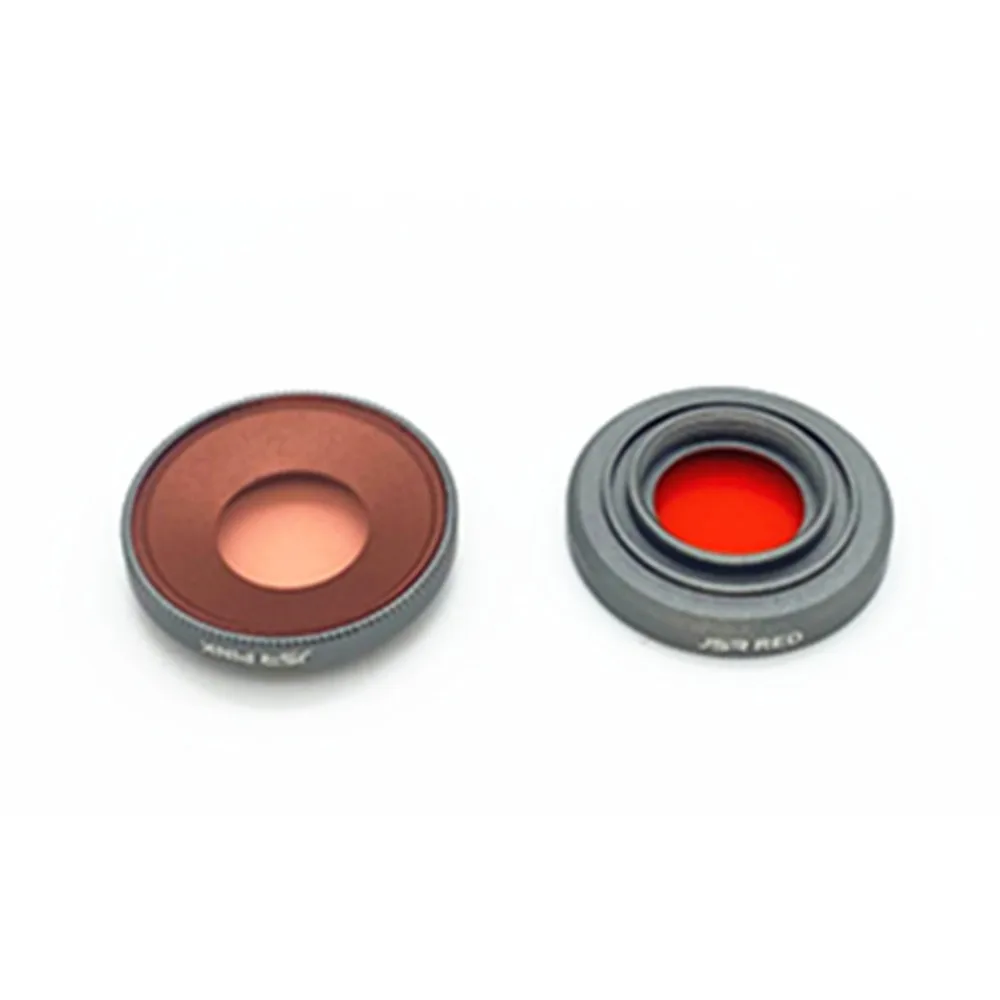 Snorkel Magenta Mergulho Filtro de Proteção Lente Substituição Capa para Dji Osmo Ação Drone Cardan Action3 Câmera Vermelho - Image 3