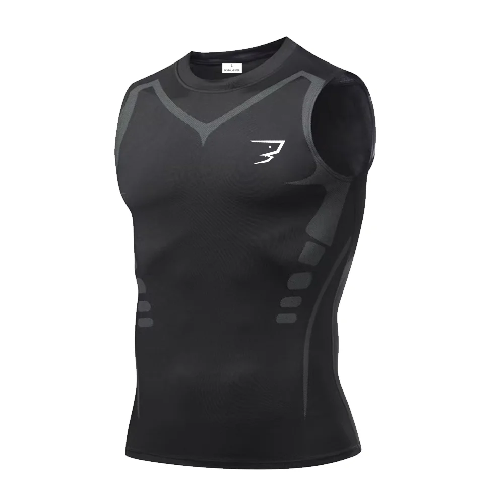 Canotte Sportive da Uomo in Maglia a Rete, Girocollo, Aderenti, per Basket e Palestra, Estive - immagine 4