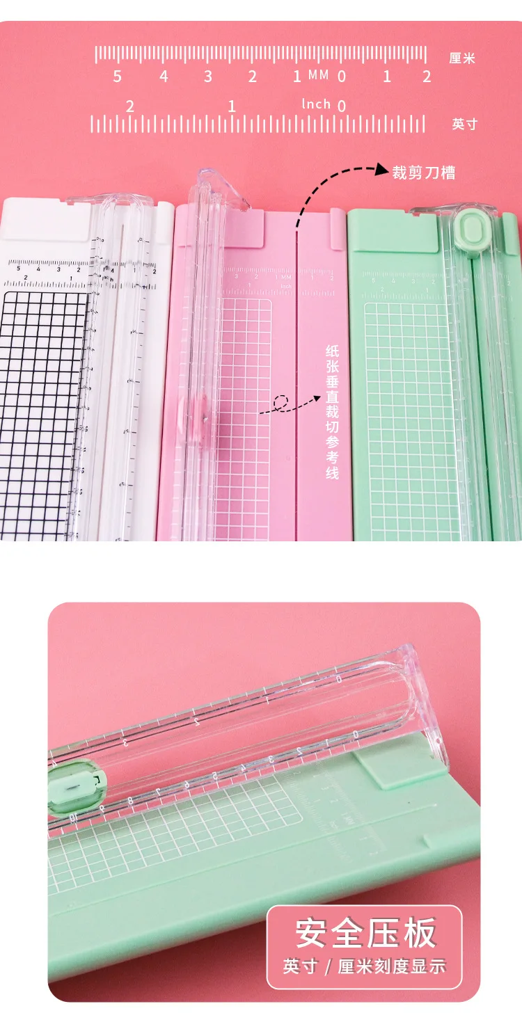 Description Picture 6 of itemA4 Mini Paper Trimmer Paper Cutter Cutting Machine Scrapbooking Tools for Craft Paper Cutter Card Photo Die-Cut Machines Tools