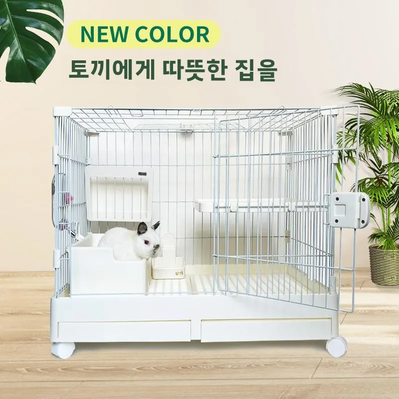럭셔리 자동 토끼 케이지 빌라 커버 의자 패드 레진 토끼 812 배설물 청소 가정용 초대형 토끼 케이지 빌라 둥지