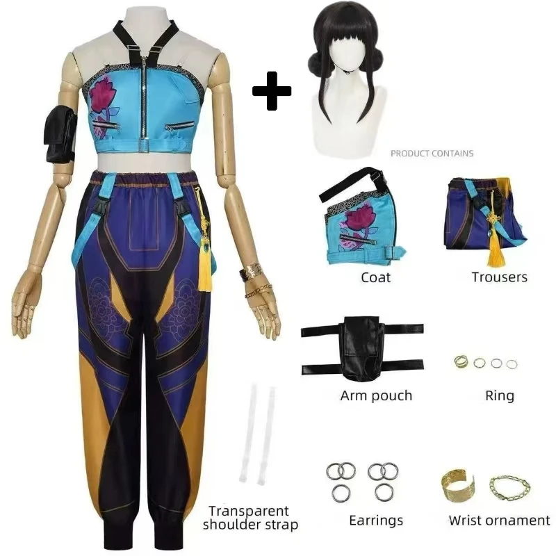 Costumes de Cosplay de jeu de rôle pour enfants filles, ensemble complet de costumes Zoey pour k-pop Halloween, costumes de fête de carnaval, vêtements, nouvelle collection 1 Costumes de Cosplay de jeu de rôle pour enfants filles, ensemble complet de costumes Zoey pour k-pop Halloween, costumes de fête de carnaval, vêtements, nouvelle collection 1