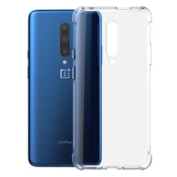 Crystal Clear Soft TPU Anti-Shock Shockproof Full Cover Case Shell for OnePlus 9 (Transparent)