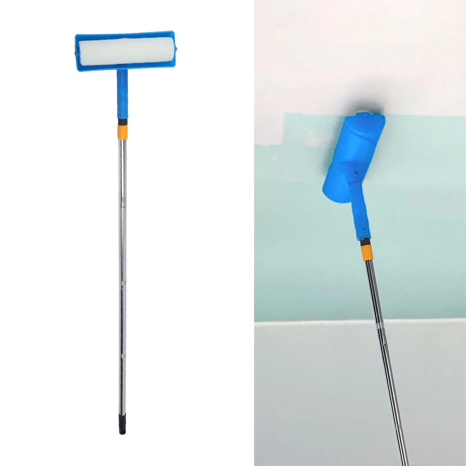 Ceiling Paint Roller Anti Splashing 10 Inch Home Ceiling Paint Roller Wide Application Adjustable with Roller  for Window