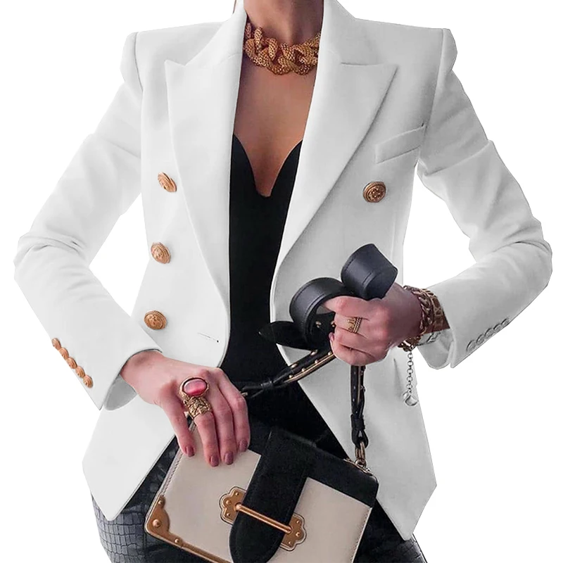 

Women's Blazer Spring Jacket Slim Fit Business Casual Coat traf пальто женское весна 2022